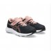 ASICS CONTEND 1014A338-008 ΠΑΙΔΙΚΑ ΑΘΛΗΤΙΚΑ ΠΑΠΟΥΤΣΙΑ ΚΟΡΙΤΣΙ  ΜΑΥΡΟ-ΡΟΖ